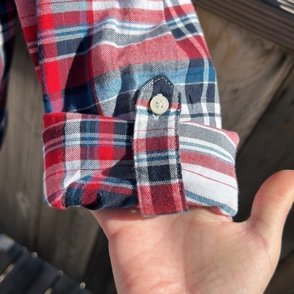 Tommy Hilfiger plaid top size large - Picture 7 of 10